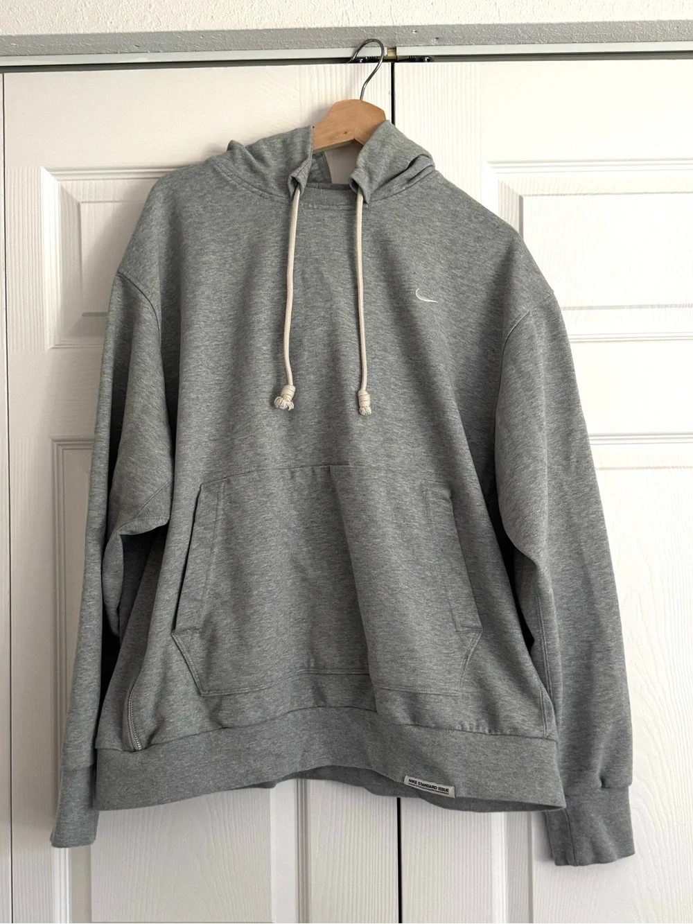 Nike Gray Hooded Pullover Sweatshirt